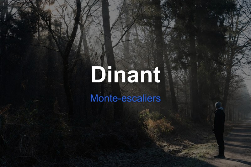 Monte-escaliers à Dinant, Belgique - Trouvez un professionnel