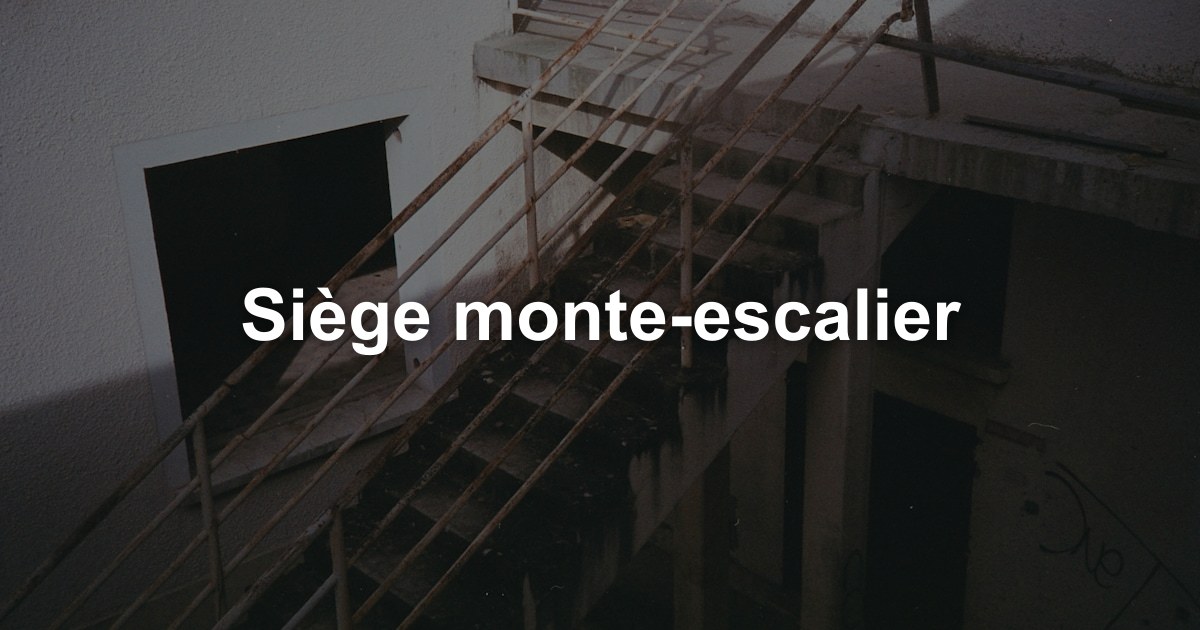 Siège monte-escalier dans l'arrondissement de Dinant